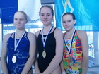 Lauren Hallaselkä, Anni Paloheimo ja Ruska Lehtonen veivät mitalit B-tyttöjen metrin laudalla. Laurenin tulos ylitti nuorten EM-kisojen A-valintarajan, Annin B-rajan. 