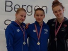 Ruska Lehtonen voitti A-tyttöjen kerrokset ylivoimaisella tuloksella. Hopeaa VanDin Sofia Sihvoselle ja pronssia Norjaan Helle Tuxenille.